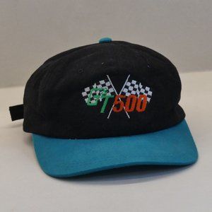 GT500 Vintage AJM Headwear Black/Green Buckle Hat